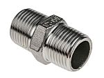 RS PRO Stainless Steel Pipe Fitting Hexagon Hexagon Nipple, Male R 1/2in x Male R 1/2in