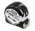 Stanley FatMax Serisi 8m Şerit Metre, İngiliz ve Metrik Ölçüm