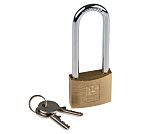 RS PRO Key Brass Padlock, 6mm Shackle, 40mm Body
