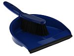 RS PRO Blue Dustpan & Brush for Cleaning with brush included