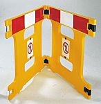 Addgards Yellow PE Folding Barrier