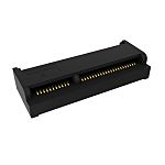Amphenol Communications Solutions M.2 Series Right Angle Edge Connector Female, Board, 67-Contacts, 0.5 mm Pitch, 2 Row,