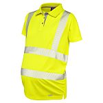 Leo Workwear PM03 Yellow Female Hi Vis Polo Shirt L