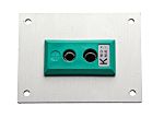 RS PRO Standard Size Thermocouple Connector Panel for Use with Thermocouple K, RoHS Standard