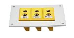 RS PRO Standard Size Thermocouple Connector Panel for Use with Thermocouple K, RoHS Standard
