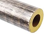 Round Phosphor Bronze Metal Tube, 1 3/4in OD, 1in ID, 13in L, 1.75in W, 3/4in Thickness