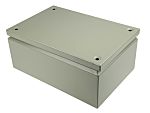 Caja de conexiones RS PRO, Acero, Gris, 300mm, 200mm, 120mm, 300 x 200 x 120mm, IP66