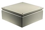 Caja de conexiones RS PRO, Acero, Gris, 300mm, 300mm, 120mm, 300 x 300 x 120mm, IP66