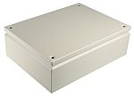 RS PRO Grey Steel Junction Box, IP66, 400 x 300 x 120mm