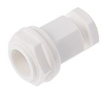 RS PRO White Plastic Cable Gland, M20 Thread, 7mm min., 10.5mm max., IP55