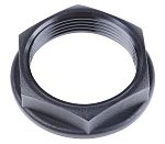 RS PRO Black PA 6 Cable Gland Locknut, M32 Thread