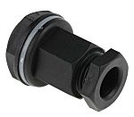 RS PRO Black Plastic Cable Gland, M20 Thread, 7mm min., 10.5mm max., IP55