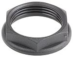 RS PRO Black PA 6 Cable Gland Locknut, M25 Thread