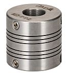 RS PRO Beam Coupling, 25mm Outside Diameter, 10mm Bore, 24mm Length Flexible Beam Coupling