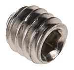 Plain Stainless Steel Hex Socket Set M4 x 4mm Grub Screw