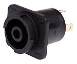 Conector de altavoz Hembra RS PRO de 4 vías revestido de Oro, 20A, Montaje en Panel