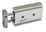 RS PRO Pneumatic Guided Cylinder - 10mm Bore, 20mm Stroke, Double Acting