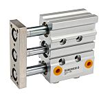 RS PRO Pneumatic Guided Cylinder - 20mm Bore, 30mm Stroke, Double Acting