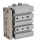 RS PRO Pneumatic Guided Cylinder - 16mm Bore, 10mm Stroke, Double Acting