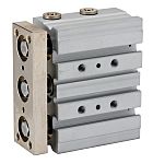 RS PRO Pneumatic Guided Cylinder - 20mm Bore, 25mm Stroke, Double Acting