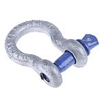 Galvanisedsteel bow shackle w/pin,0.5ton