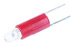 RS PRO Red LED Indicator Lamp, 12V ac/dc, Bi-Pin Base, 4.25mm Diameter, 85mcd