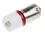 RS PRO Red LED Indicator Lamp, 6V ac/dc, BA9s Base, 10mm Diameter, 1750mcd