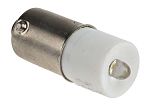 Žárovka indikátoru barva světla Bílá, objímka žárovky: BA9s jednočipový, průměr: 10mm, 24V ac/dc