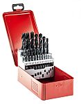 RS PRO 25-Piece Twist Drill Bit Set for Metal, 13mm Max, 1mm Min, HSS Bits