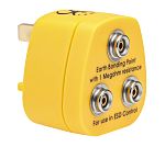 RS PRO Earth Bonding Plug With 10 mm Stud x 3