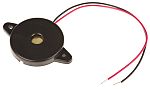 RS PRO 97dB Panel Mount Continuous External Piezo Buzzer, 44.5 x 30 x 5.1mm, 50V ac Max