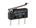 RS PRO Lever Micro Switch, Solder Terminal, 5A, CO, IP40