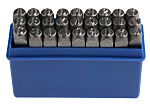 RS PRO 8mm x 27 Piece Engraving Punch Set, (Letters: A → Z, (&))