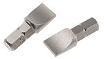 RS PRO Slotted Screwdriver Bit, SL9 Tip