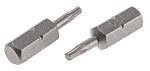 RS PRO Star Screwdriver Bit, T9 Tip, 25 mm Overall