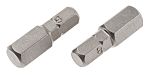 RS PRO Hexagon Screwdriver Bit, 8 mm Tip