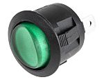 RS PRO Illuminated SPST, On-Off Rocker Switch Panel Mount
