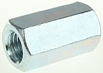36mm Bright Zinc Plated Steel Coupling Nut, M12