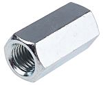 48mm Bright Zinc Plated Steel Coupling Nut, M16