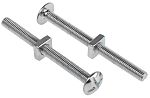 Pernos para techos RS PRO, Galvanizado brillante Acero, M6 x 70mm