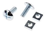 Zn plated steel roofing bolt&amp;nut,M8x20mm