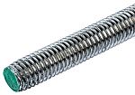 RS PRO Plain Stainless Steel Threaded Rod, M8, 1m