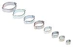 Kit de abrazaderas tipo anillo RS PRO de Acero galvanizado, Ø int. de 5 → 7mm a 23 → 27mm, 200 piezas