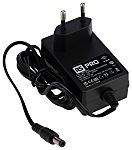 RS PRO 24W Plug-In AC/DC Adapter 12V dc Output, 2A Output