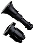 RS PRO Nylon Rivet Set Rivet, 4.8mm