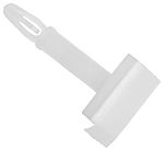 25.4mm High Nylon 66 PCB Support for 4mm PCB Hole, 17.8 x 17.8mm Base