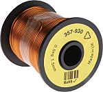 Měděný vodič, , typ kabelu: Jednožilový, prameny vodičů: 1/1,5 mm 1,5 mm² PUR, vnější průměr: 1.59mm RS PRO