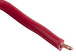 RS PRO Red 1mm² Hook Up Wire, 17 AWG, 1/1.13 mm, 100m, PVC Insulation