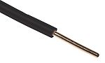 RS PRO Black 1.5mm² Hook Up Wire, 15 AWG, 1/1.38 mm, 100m, PVC Insulation
