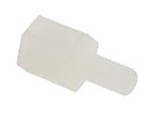 Separador roscado hexagonal Hembra/macho RS PRO, M3 x M3, long. 12mm, rosca macho 6mm, de Nylon 66